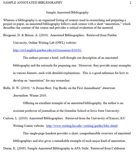 owl at purdue|purdue owl apa annotated bibliography.